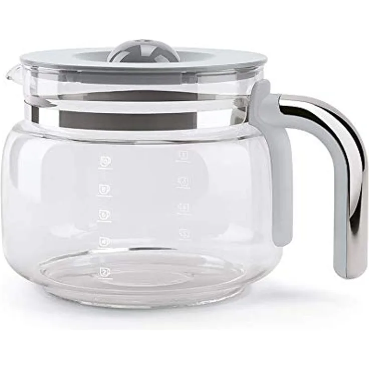 Smeg DCGC01 Ersatz-Kaffeekanne für 10 Tassen Glas-Kaffeekanne für DCF02 Filterkaffeemaschine