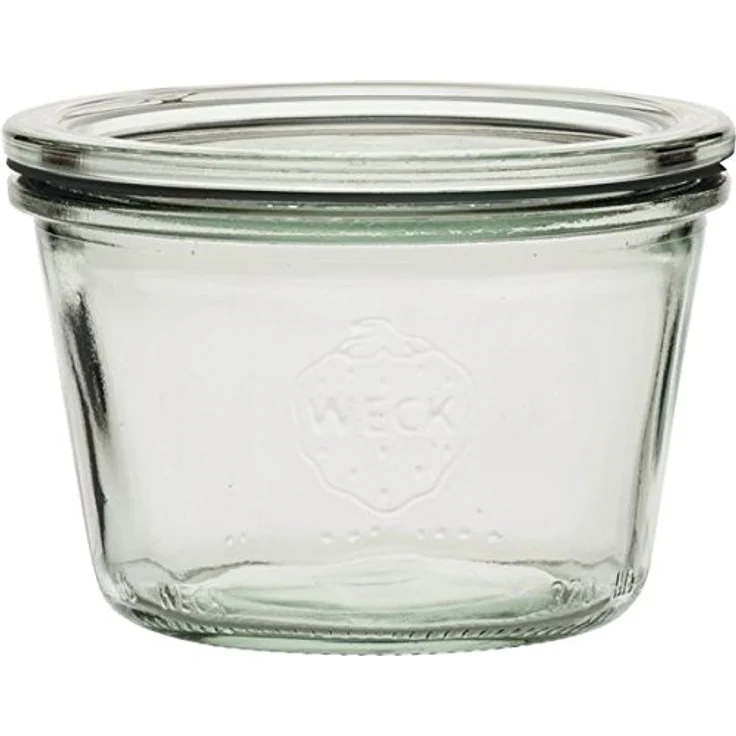 Weck Einkochglas 250 ml Rundrand Sturzform Einweckgläser Dessertgläser - 3 Stück – Bild 1
