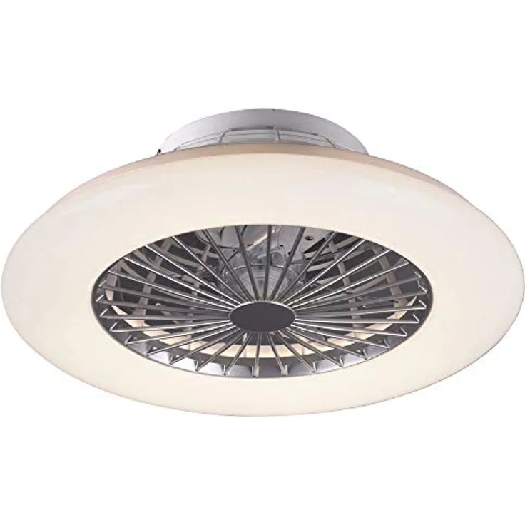 Reality Leuchten LED Deckenventilator, Sterneneffekt, Fernbedienung, STRALSUND