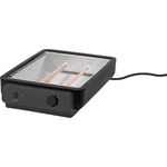 Rig-Tig FOODIE Flachtoaster Z00601-1 Black, 600W, Scheibentoaster, 7 Bräunungsstufen, Kunststoff, edelstahl, schwarz