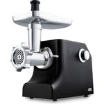 ADE KA1801 KA 1801 Fleischwolf (elektrisch, Aluminium Gehäuse, Metallgetriebe, GS-zertifiziert) schwarz, Inoxidable