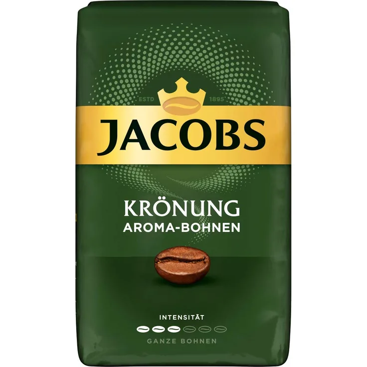 Jacobs Kaffeebohnen Krönung Aroma-Bohnen, 12er Pack, 12 x 500 g Bohnenkaffee