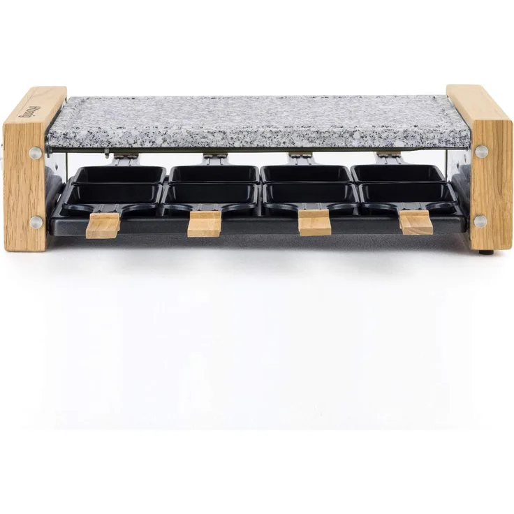 H.KOENIG WOD8 Raclette-Gerät 8 Personen, Holz