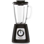 Moulinex LM430810 Blendforce Standmixer Glas 800 W Elektrisches Mixer Smoothie Eis, Crushed Obst, Gemüse, Schwarz