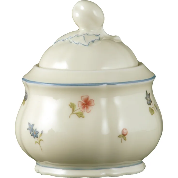 Seltmann Weiden Marieluise Streublume Zuckerdose, Zucker Dose, Vorratsdose, Porzellandose, Hartporzellan, Bunt, 68 ml, 297944