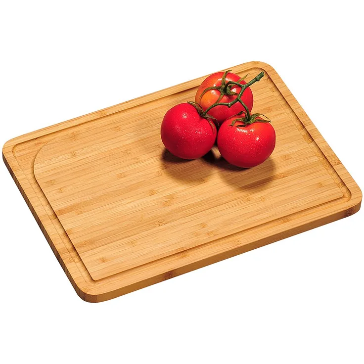 Kesper Schneidebrett 36x26x1,6cm aus Bambus, braun, 36 x 26 x 1.6 cm
