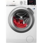 AEG L6FB67490 914915019, Frontlader-Waschmaschine, C, Fassungsvermögen 9 kg, Standgerät, Breite 60 cm, Kindersicherung, Aquastop