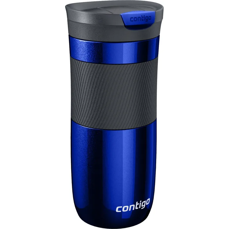 Contigo Thermobecher Byron Snapseal, Edelstahl Isolierbecher, Kaffebecher to go, auslaufsicher, spülmaschinenfester Deckel BPA-frei, 470 ml