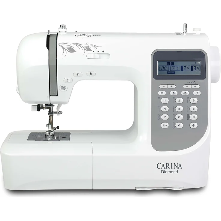 Carina Diamond  Computer-Nähmaschine, weiß – Bild 1