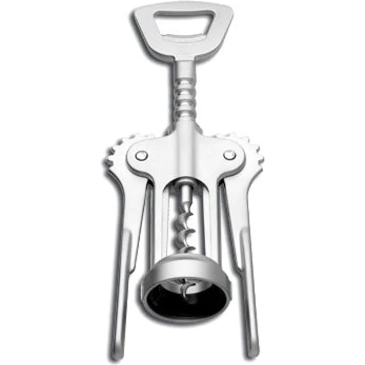 Zwilling Doppelheber-Korkenzieher, vernickelt, Edelstahl, Silber, 23 x 8 x 4.5 cm