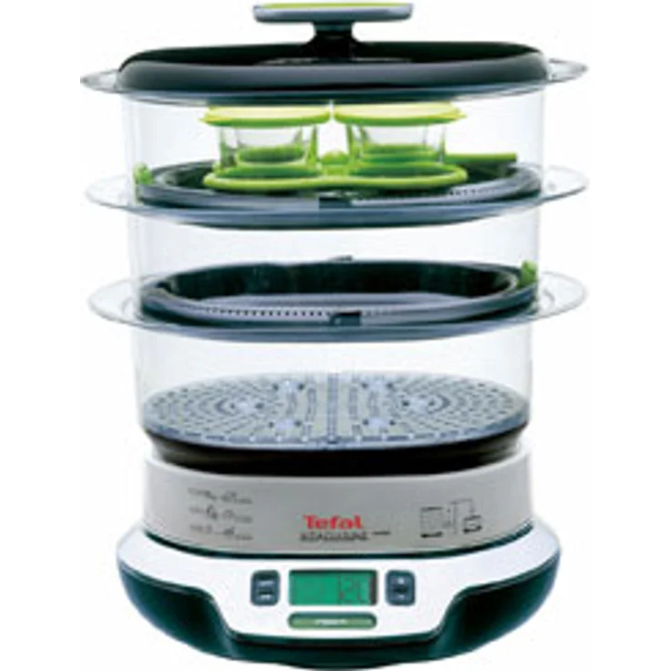 Tefal Dampfgarer VitaCuisine Compact, 1800 Watt, 3 Garbehälter, 10,3 Liter Volumen, VS4003 – Bild 2