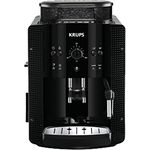 Krups Automatic Espresso Machine YY8125FD Beans Kaffeemühle mit Handdruck (15 Bar, Dampfdüse) schwarz