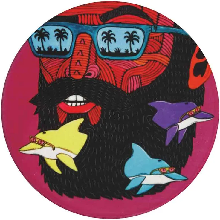 Maxwell & Williams Untersetzer Rund 10,5 cm Dolphin Man Mulga