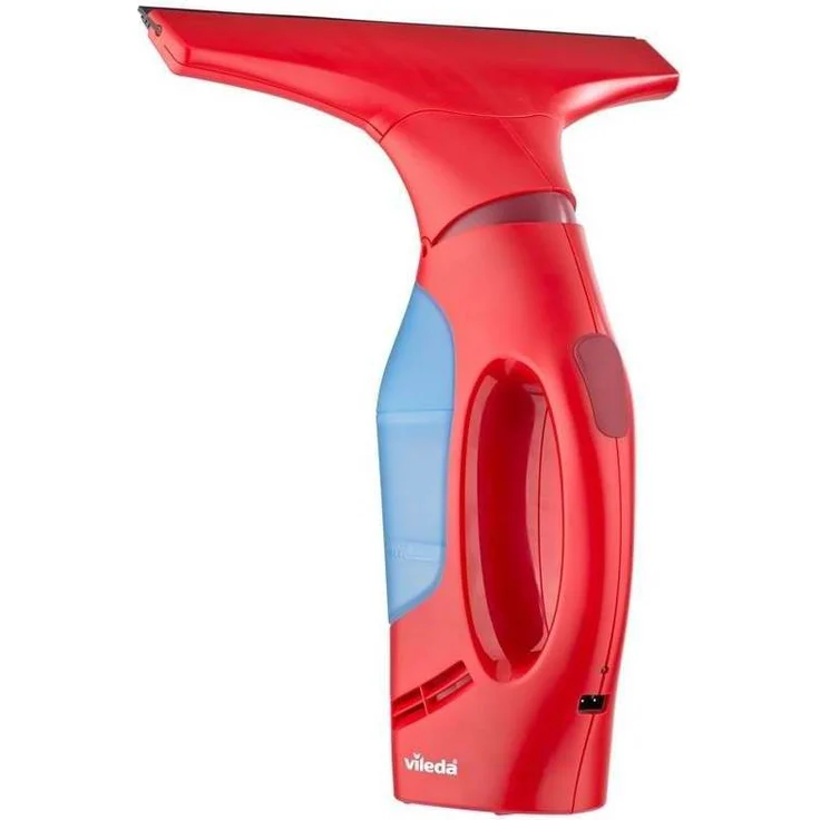Vileda Windomatic Fenstersauger, mit flexiblem Kopf für streifenfreie Fenster, red  – Bild 1