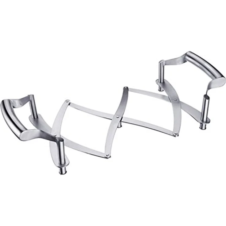 Westmark Ausziehbarer Topf-Untersetzer, 18 - 42 cm, Rostfreier Edelstahl, Flexi, Silber, 16412260 – Bild 1