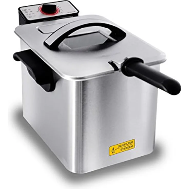 Inventum gf645 F Single Stand-alone deep Fryer 4L 3000 W Stainless Steel Fryer ? FRYERS Deep Fryer, 4 l, 0.8 Kg, 4 l, 190 °C, Single