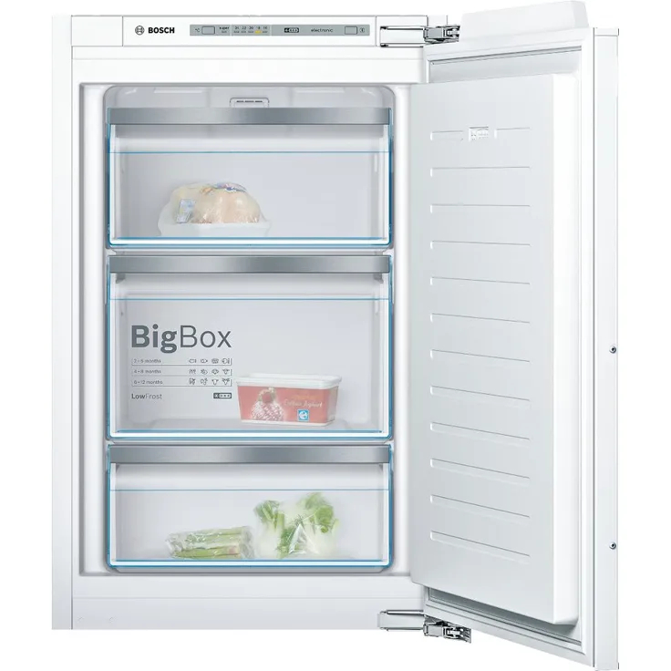 Bosch GIV21ADDO Gefrierschrank, Einbau, weiß, LowFrost, Schnellgefrieren, Breite 55.8 cm, Energieklasse D