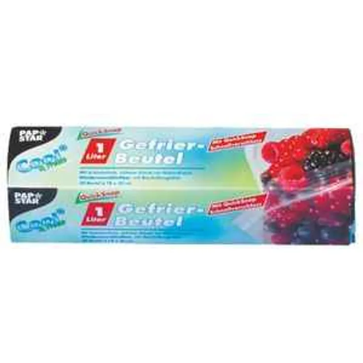 PAPSTAR Gefrierbeutel QuickSnap 1 Liter, 180 x 200 mm