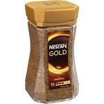 Nescafé Gold 100% löslicher Bohnenkaffee, 100g Glas (für ca. 50 Portionen)