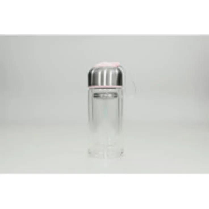 HTI-Line Trinkflasche Glas mit Einsatz