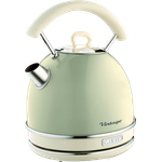 Ariete 2877 Kabelloser Wasserkocher Vintage, 1,7 L, 2200 W, beige, Rostfreier Stahl