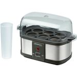 Steba EK 3 Plus Eierkocher mit Pochierschalen und Dämpfeinsatz