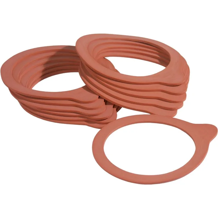 Contacto WECK-Einkochringe 74 x 86 mm 1 Beutel = 10 Stück, Ø 8 cm