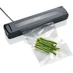 SEVERIN FS 3601 Vakuumiergerät (Schweißnaht B:30 cm, Inkl. 5 Vakuumierbeutel (20 x 30 cm) und Anschlussschlauch) schwarz