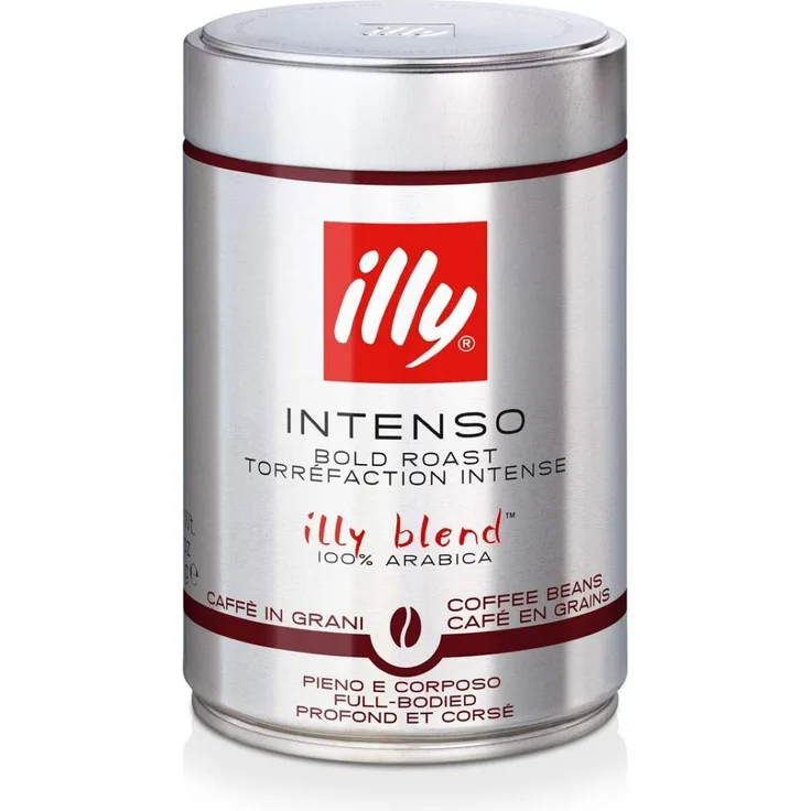 illy Kaffee, Kaffeebohnen Intenso, intensive Röstung - Dose zu 250 g