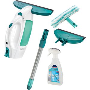 Bild für Leifheit Fenstersauger Set Dry and Clean mit Stiel und Einwascher für 360° streifenfreie Reinigung