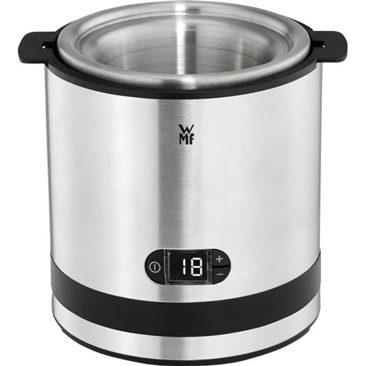 WMF KüchenMinis Eismaschine 3in1 - für Frozen Joghurt, Sorbet und Eiscreme, 12W, Gefrierbehälter 300 ml, 30-Minuten-Timer, silber – Bild 4