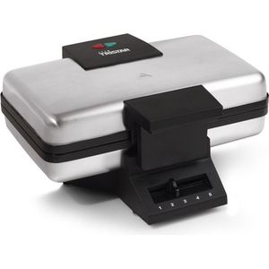 Bild für Tristar Edelstahl Waffeleisen ? für 2 Belgische Waffeln- wählbare Bräunungsstufe- vertikale und horizontale Positioniermöglichkeit [1000 Watt]