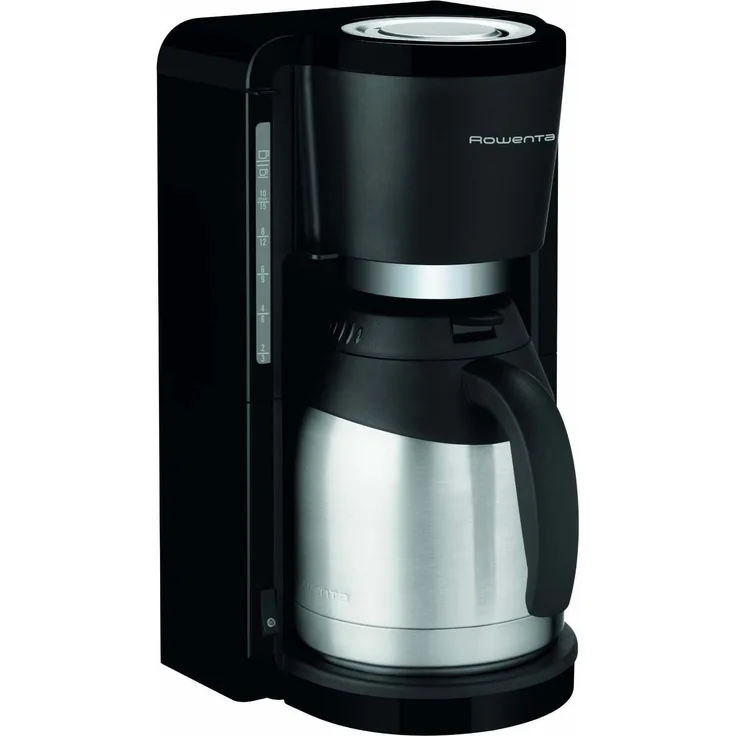 Rowenta CT3818 Milano, 1,25 L Kaffee, Schwenkfilter, Wasserstandsanzeige, schwarz