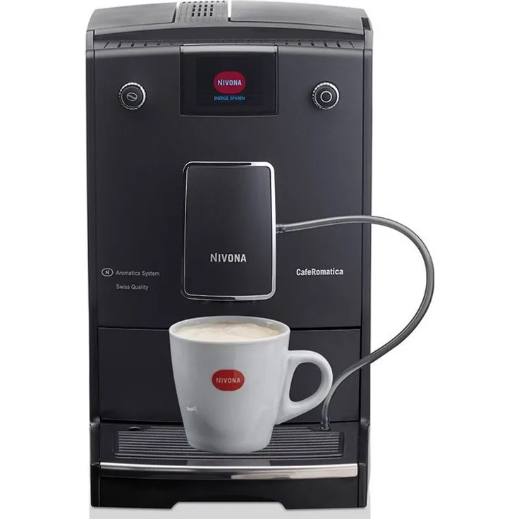 Nivona CafeRomatica 759 Kaffeevollautomat, Wasserfilter, Kaffeestärke- und -temperatur wählbar, mit Milchsystem und integriertem Mahlwerk