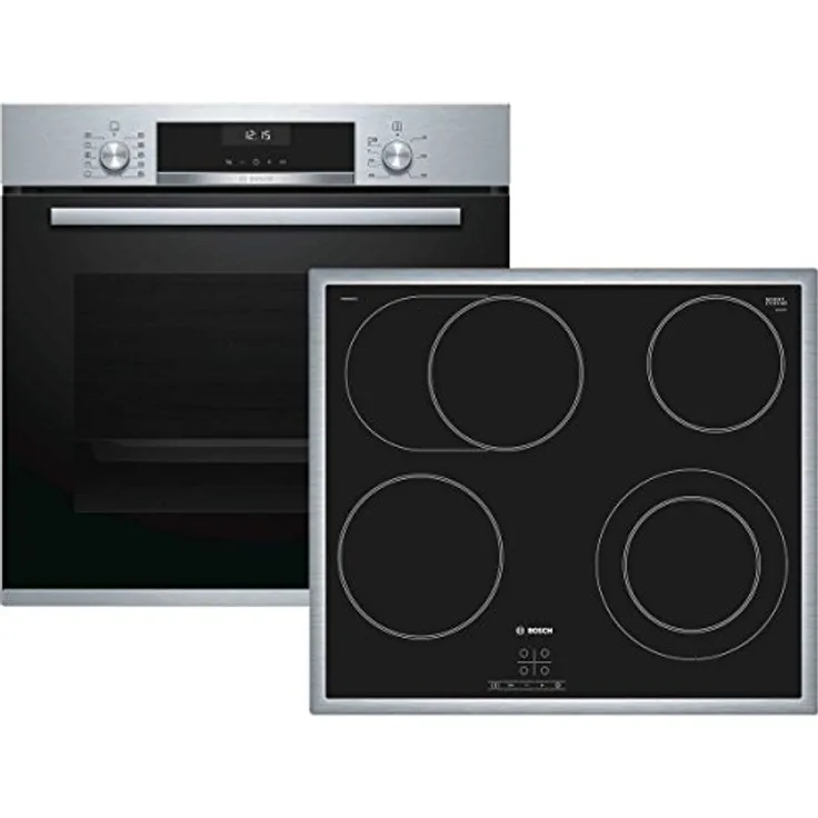 Bosch HBD631CS60 best. aus: HBA537BS0, Herd-Set, A, Einbaugerät, Betriebsart Ofen elektrisch, Volumen 71 l