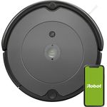 iRobot Roomba 697 Saugroboter, 90 min Akkubetrieb, App- und Sprachsteuerung, grau