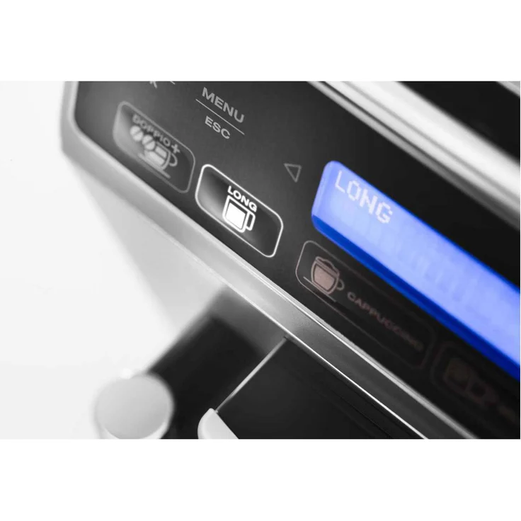 De'Longhi Autentica Cappuccino ETAM 29.660.SB Kaffeevollautomat mit Milchsystem und integriertem Mahlwerk, Cappuccino und Espresso auf Knopfdruck, Digitaldisplay mit Klartext, 2-Tassen-Funktion, silber – Bild 6