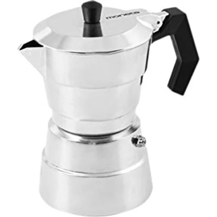 Alluflon Buongiorno Kaffeemaschine, 6 Tassen, Aluminium – Bild 1