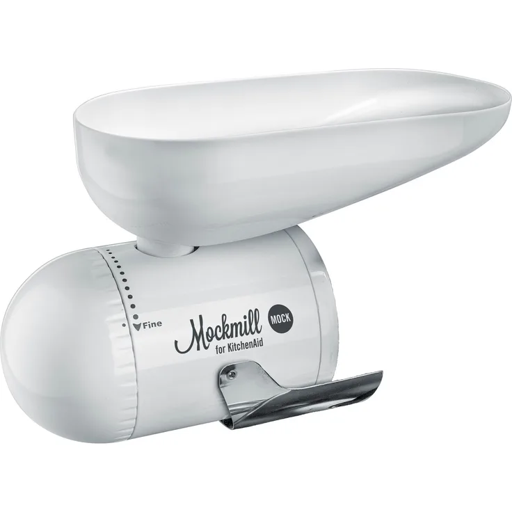 Mockmill Mühlenvorsatz Korund/Keramik Mahlsteine für KitchenAid 5KSM150PS