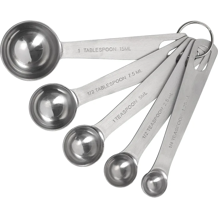 Tala Set of 5 Stainless Steel Measuring Spoons