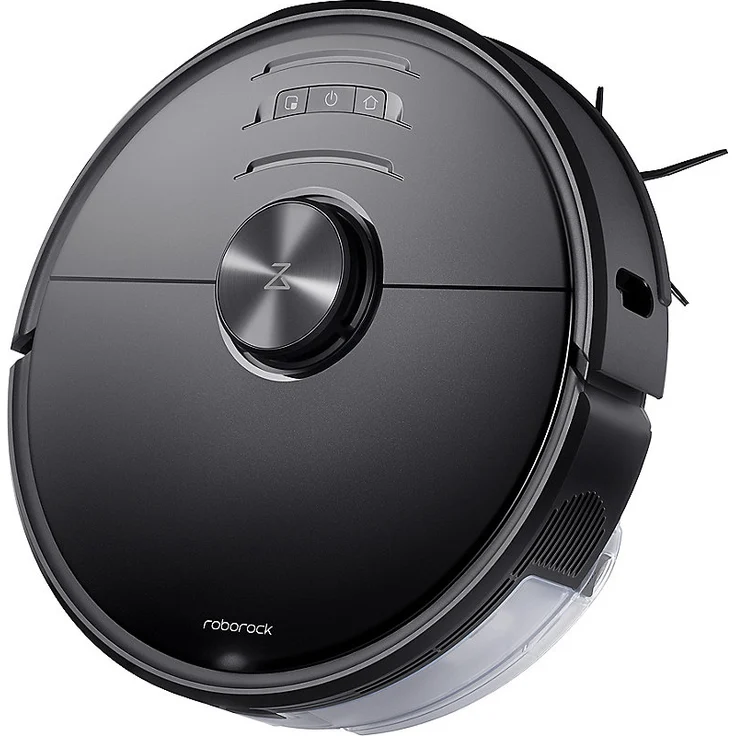 Roborock S6 MaxV Saugroboter mit Wischfunktion, 180 min Akkubetrieb, 2.500 Pa Saugleistung, App- & Sprachsteuerung, Raumerkennung, schwarz - Preisvergleich – Bild 1