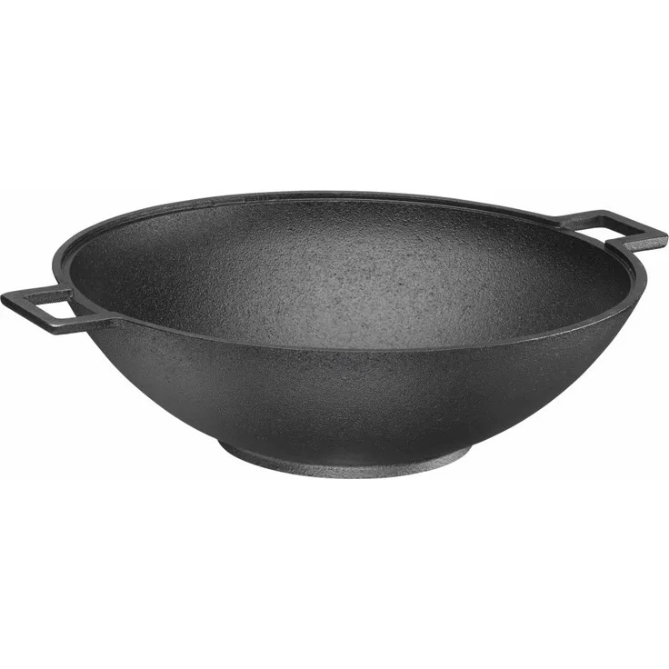 34cm Wok aus Gusseisen - Serie Noir