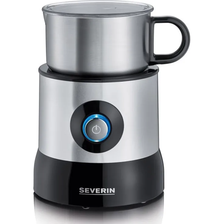 SEVERIN SM 3582 Induktions-Milchaufschäumer, edelstahl gebürstet-schwarz 