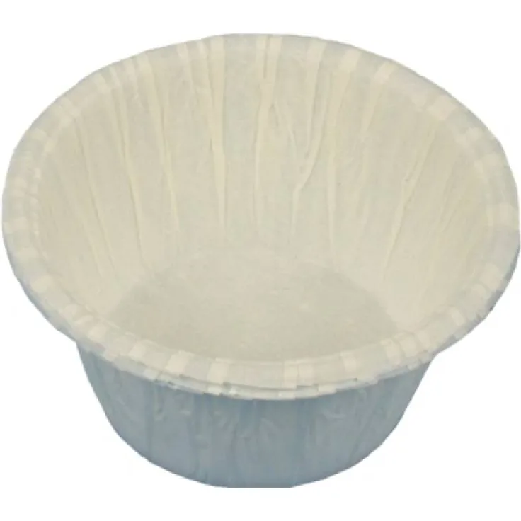 200 Muffins-Backförmchen Ø 5 cm · 3,5 cm weiss