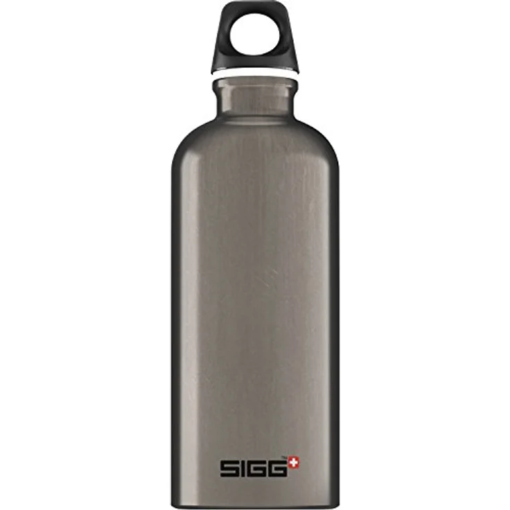 Sigg Traveller Smoked Pearl Trinkflasche, Dunkelgrau, 0.6 L – Bild 1