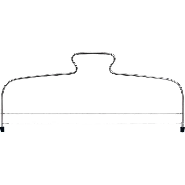 Städter Tortenschneider mit doppeltem Schneidedraht, silber, 32 cm
