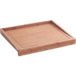 Zeller 25320 Back--Tranchierbrett, Bamboo, 50 x 40 x 4,5 cm