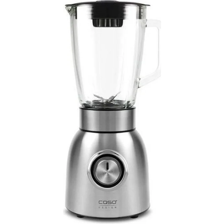 Caso B800 - Design Standmixer für leckere und frische Smoothies, Gehäuse aus langlebigem Edelstahl, 1000 W, Silber, Silber, Schwarz, 3616 – Bild 1