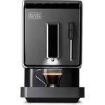 Black + Decker BXCO1470E - Kaffeevollautomat, 1.470W, Touch-Bedienfeld, anpassbare Kaffee-Optionen, abnehmbare Ausgabeeinheit, der Kaffee wird sofort gemahlen, schwarz