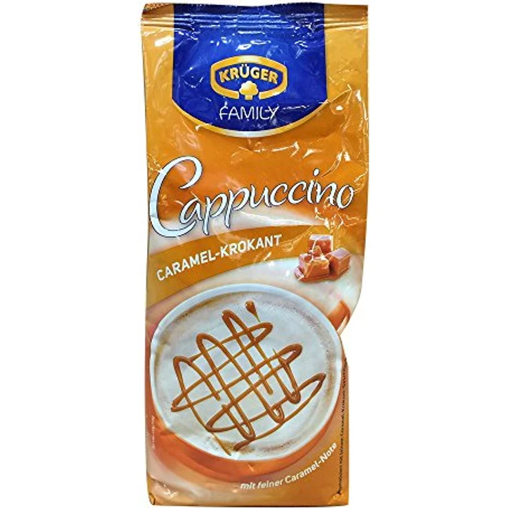 Krüger Caramel-Krokant Cappuccino, mit feiner Caramel-Note 500g – Bild 1